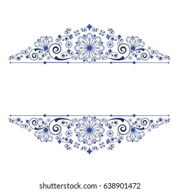 vector vintage floral background