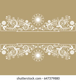 vector vintage floral  background