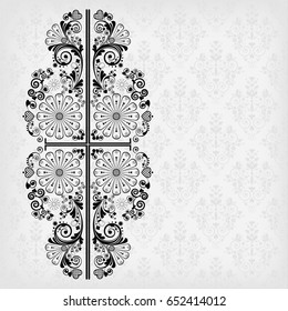 vector vintage floral  background
