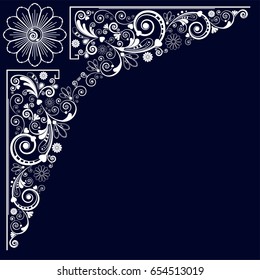 vector vintage floral  background