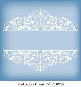 vector vintage floral  background