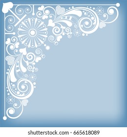 vector vintage floral  background