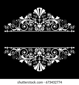 vector vintage floral  background