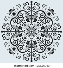 vector vintage floral  background 