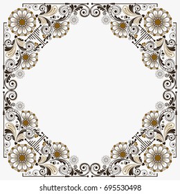 vector vintage floral  background