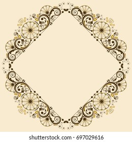 vector vintage floral  background