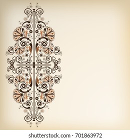 vector vintage floral  background