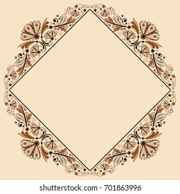 vector vintage floral  background