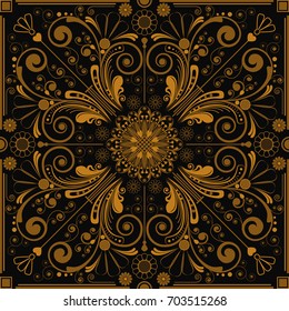 vector vintage floral  background