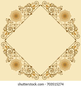 vector vintage floral  background