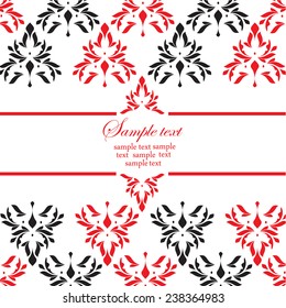 Vector vintage floral background. Abstract artwork.