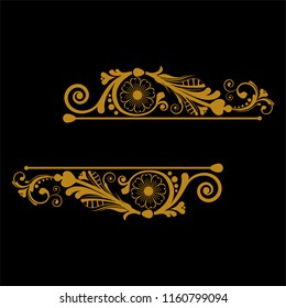 vector vintage floral  background with decorative flowers for design