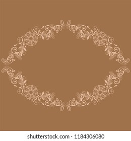 vector vintage floral  background with decorative flowers for design