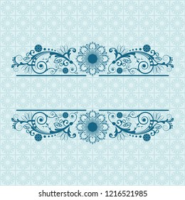 vector vintage floral  background with decorative flowers for design