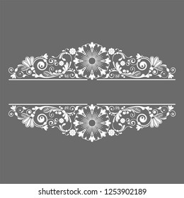 vector vintage floral  background with decorative flowers for design