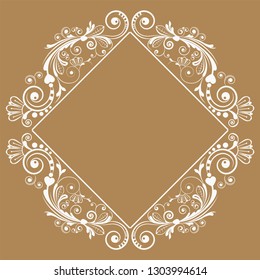 vector vintage floral  background with decorative flowers for design
