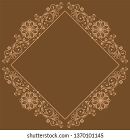 vector vintage floral  background with decorative flowers for design