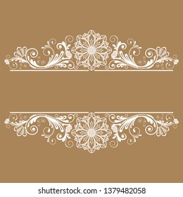 vector vintage floral  background with decorative flowers for design