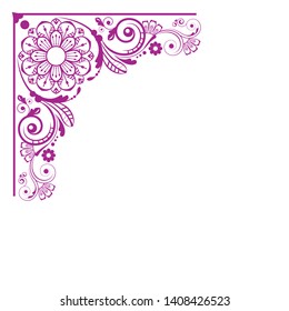 vector vintage floral  background with decorative flowers for design