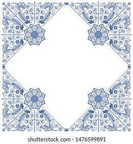 vector vintage floral  background with decorative flowers for design
