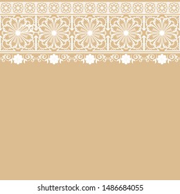 vector vintage floral  background with decorative flowers for design