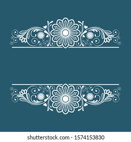 vector vintage floral  background with decorative flowers for design