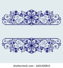 vector vintage floral  background with decorative flowers for design