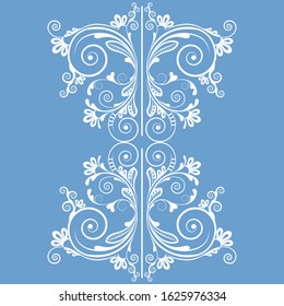 vector vintage floral  background with decorative flowers for design