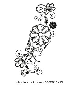 fondo floral vectorial vintage con flores decorativas para el diseño