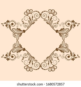 fondo floral vectorial vintage con flores decorativas para el diseño