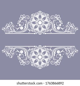 Vektorvintage, floraler Hintergrund mit dekorativen Blumen für Design