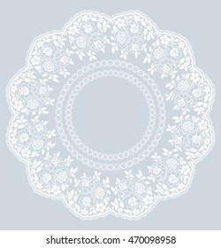 vector vintage floral background with decorative flowers for design