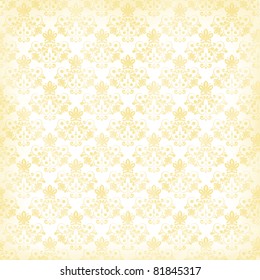 vector vintage floral  background with decorative flowers for design
