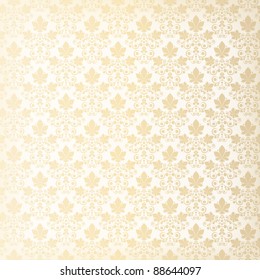 vector vintage floral  background with decorative flowers for design