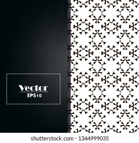 Vector vintage floral decorative background for design invitation card, packing, booklet, print.