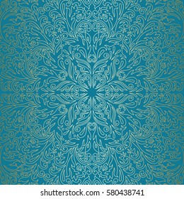 Vector vintage floral decorative background for design invitation card, booklet, print.
