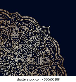 Vector vintage floral decorative background for design invitation card, booklet, print.