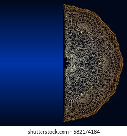 Vector vintage floral decorative background for design invitation card, booklet, print.