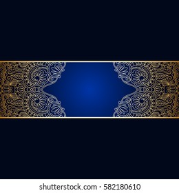 Vector vintage floral decorative background for design invitation card, booklet, print.