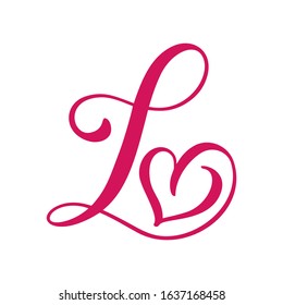 L Love Alphabet Hd Stock Images Shutterstock The words selected complement letter l lesson plan activities and crafts in 3. https www shutterstock com image vector vector vintage floral monogram letter l 1637168458