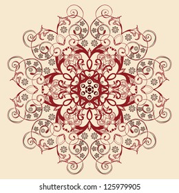 vector vintage floral pattern