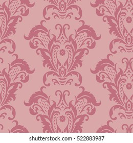 Vector vintage floral pattern. classic floral ornament. Floral texture for wallpapers, textile, fabric