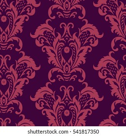 Vector vintage floral pattern. classic floral ornament. Floral texture for wallpapers, textile, fabric