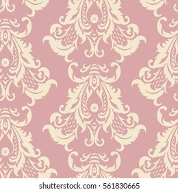 Vector vintage floral pattern. classic floral ornament. Floral texture for wallpapers, textile, fabric