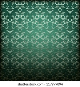vector vintage  floral seamless pattern, seamless pattern in swatch menu,  fully editable eps 10 file with transparency effetcs and mesh