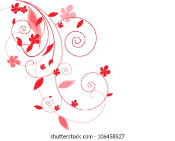Vector vintage flowers