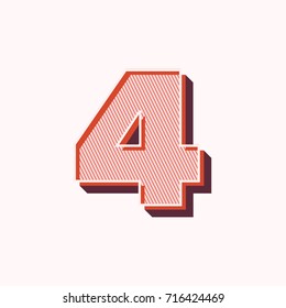 Vector of vintage font. Vintage Retro Typeface. Retro Alphabet