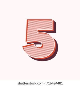 Vector of vintage font. Vintage Retro Typeface. Retro Alphabet