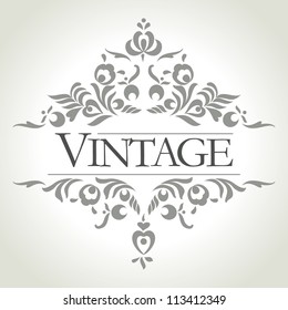 vector vintage frame