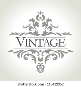 vector vintage frame